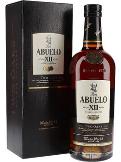 Ron Abuelo Anejo 12 Two Oaks Μαύρο Ρούμι 12 Ετών 40% 700ml