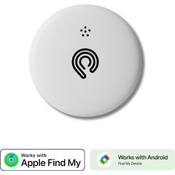 Hyperloq NeoPro Dual Anti-Lost Tracker Apple Find My / Google Find My Device White 1 Pack