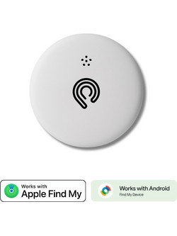 Hyperloq NeoPro Dual Anti-Lost Tracker Apple Find My / Google Find My Device White 1 Pack