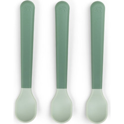 Done by Deer Κουταλια Με Εργονομική Λαβή Από Πλαστικό Green +0μ 3 τεμ BR79509