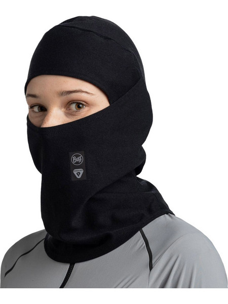 BUFF THERMONET HINGED BALACLAVA 136853.999.10.00-SOLID BLACK Μαύρο