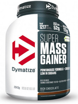 Dymatize Super Mass Gainer Rich Chocolate Πρωτεΐνη Ορού Γάλακτος Όγκου 2.94kg