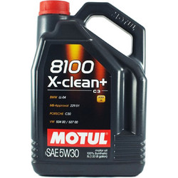Motul 8100 X-Clean+ C3 Συνθετικό Λάδι Αυτοκινήτου 5W-30 5lt