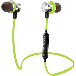 Awei A980BL Ακουστικά Bluetooth In Ear Ανθεκτικά στο Νερό Green