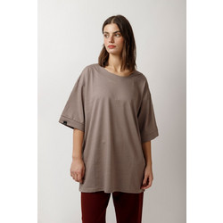 ΜΠΛΟΥΖΑ OVERSIZED ME 3/4 MANIKIA - TAUPE