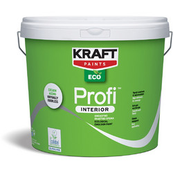 Kraft Paints Eco Profi Οικολογικό Πλαστικό Χρώμα Εσωτερικού Χώρου Λευκό 0.75lt