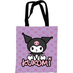 Hello Kitty Kuromi canvas tote bag, shopping bag 44 cm
