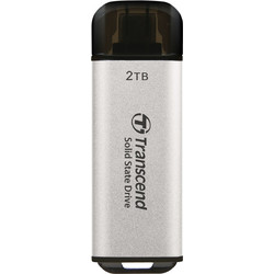 Transcend ESD300S 2TB Εξωτερικός Σκληρός Δίσκος SSD 2.5" USB-C Silver