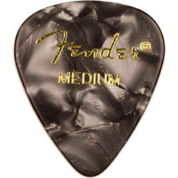 FENDER Βlack Moto Medium Πέννες (12 τεμάχια)