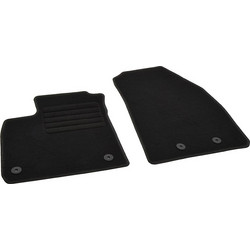 Πατάκια δαπέδου μοκέτας Standard μαύρα συμβατά με Ford Transit Courier 2τμχ