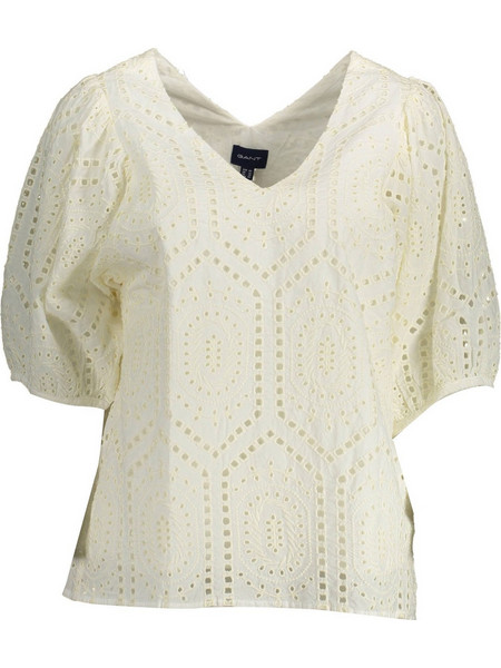 Gant Womens Short Sleeve T-shirt White 21014311182-113