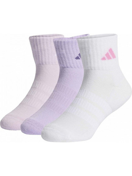 CUSHIONED SPORTSWEAR ANKLE SOCKS 3 PAIR PACK POWPLU/WHITE/ICELAV
