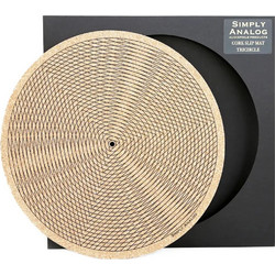 Simply Analog Cork Turntable Platter Mat Tricircle-Print