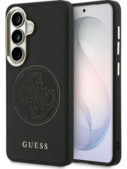 Guess Perforated Logo MagSafe Back Cover Black (Samsung Galaxy S26)