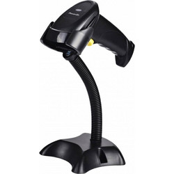 Ασύρματο/Ενσύρματο Laser Barcode Scanner Power Οn BCS-01W - 1D - 300 Scans/sec - USB - Black BCS-01W