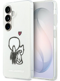 Karl Lagerfeld IML Karl & Choupette Magsafe Back Cover Transparent (Samsung Galaxy S26)