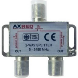 Axred 2-Way Splitter | Διακλαδωτής 2 εξόδων τύπου F