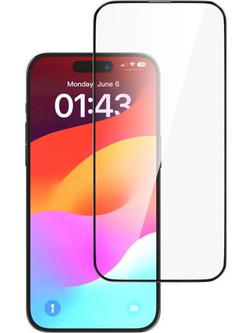 Tempered Glass Full Face Entire View Devia Apple iPhone 15 Plus Star Μαύρο (1 τεμ.)