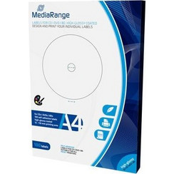 MediaRange Labels for CD/DVD/BD 15-118mm High-Glossy (100 Pack) (MRINK132)