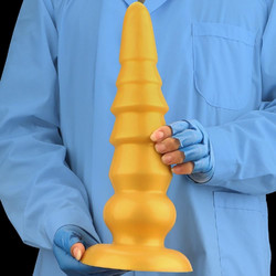 Kinksters Long Anal Suction Cup Πρωκτικό Dildo 20cm Χρυσό