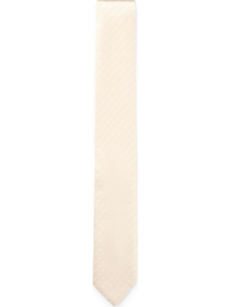 BOSS ΓΡΑΒΑΤΑ ΜΙΚΡΟΣΧΕΔΙΟ H-TIE 7.5CM ΜΠΕΖ