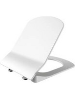 Tema Καπάκι Λεκάνης Οβάλ Πλαστικό Slim Soft Close Λευκό 1103.01.0000E