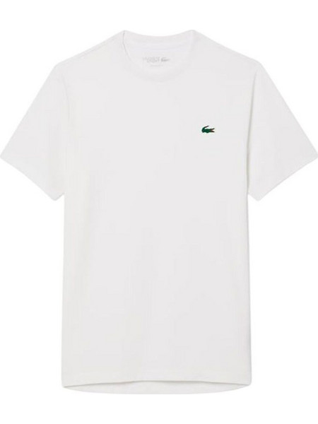 Ανδρική Μπλούζα με Κοντό Μανίκι Lacoste Core Performance Λευκό