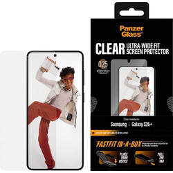 PanzerGlass Tempered Glass Ultra-Wide Fit Fastfit For Samsung Galaxy S26+ - (PG48332)