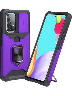Για Samsung Galaxy A53 5G Θήκη με Κάλυψη Κάμερας & Ανθεκτική (Μωβ) (OEM)