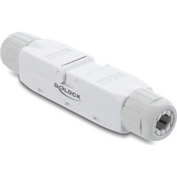 DELOCK σύνδεσμος LSA 91126, CAT 6A unshielded, tool-free, λευκός
