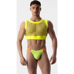 Barcode Berlin Mesh Crop Arman Neongreen