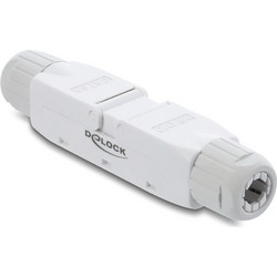 DELOCK σύνδεσμος LSA 91126, CAT 6A unshielded, tool-free, λευκός