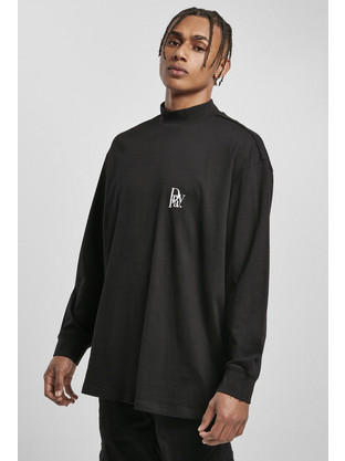 Prayor Black White Turtleneck Longsleeve black