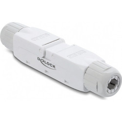 DELOCK σύνδεσμος LSA 91126, CAT 6A unshielded, tool-free, λευκός 91126