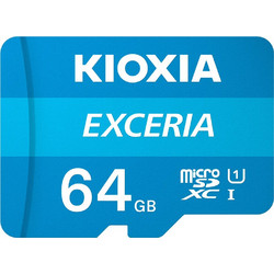 Kioxia Exceria microSDXC 64GB Class 10 U1 UHS-I