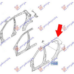 Φτερο Πισω 5Π (Γ) Δεξια Hyundai i20 08-12 - 036501681