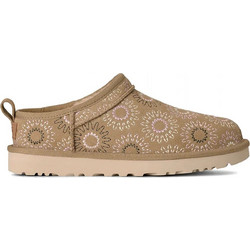 UGG ΠΑΠΟΥΤΣΙΑ ΠΑΝΤΟΦΛΕΣ CLASSIC MICRO LOGO STITCH ΑΝΑΓΛΥΦΑ ΣΧΕΔΙΑ LOGO ΠΟΛΥΧΡΩΜΟ/ΜΠΕΖ
