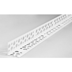 KNAUF Γωνιόκρανο Γυψοσανίδας PVC Knauf 33 x 33mm (τεμάχιο)