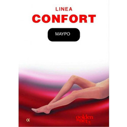 Golden Net Linea Confort 654 Διαβαθμισμένης Συμπίεσης Καλσόν 140 Den Μαύρο