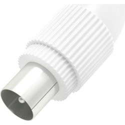 HAMA Βύσμα Coaxial male Λευκό 00205213