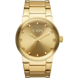 Nixon Cannon Ανδρικό Ρολόι με Χρυσό Μεταλλικό Μπρασελέ A160-502-00