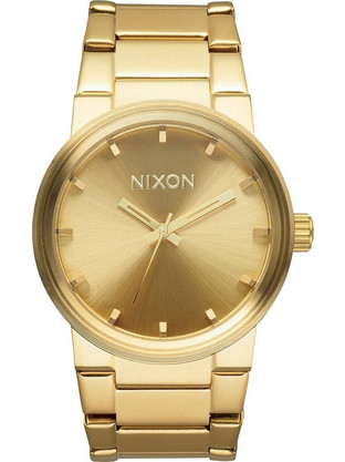 Nixon Cannon Ανδρικό Ρολόι με Χρυσό Μεταλλικό Μπρασελέ A160-502-00