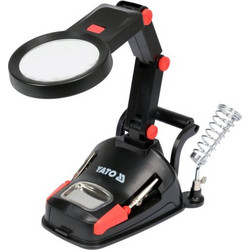 YATO Σταντ Κόλλησης με Φακό LED YT-73861