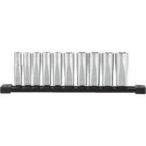 ΚΑΡΥΔΑΚΙΑ ΜΑΚΡΥΑ 3/8" Chrome SET 10τεμ. MW