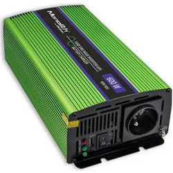 Qoltec Καθαρού Ημιτόνου Inverter Ισχύος 600W με Τάση Εισόδου 12V 51940