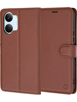 Techsuit Leather Folio Θήκη Brown (Xiaomi Poco X8 Pro Max)