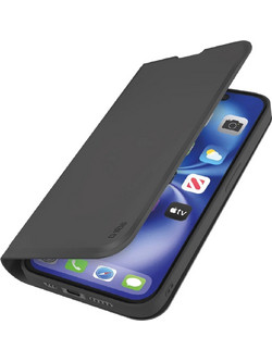 SBS Wallet Smooth Book Θήκη Black (iPhone 16e / 17e)