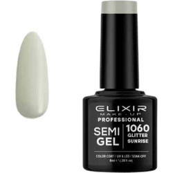 Elixir Semigel 1060 Sunrise Glitter Ημιμόνιμο Βερνίκι Νυχιών 8ml