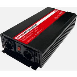 GBC INV3P-12-2000-A Μετατροπέας Καθ. Ημιτόνου 2000 W 12 V - 2x Schuko, USB & 4000 W Αιχμή
