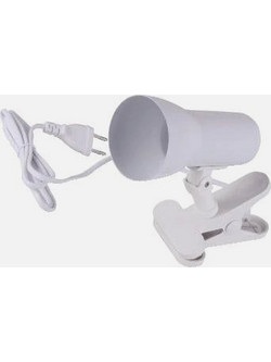 GBC 23.3010.45 Ντουί E27 με Κλιπ για Σποτ - Έως 60 W, 230 V AC & Latching Clip, Λευκό